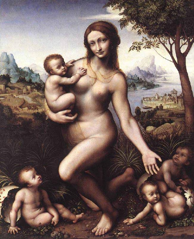 LEONARDO da Vinci Leda oil painting picture